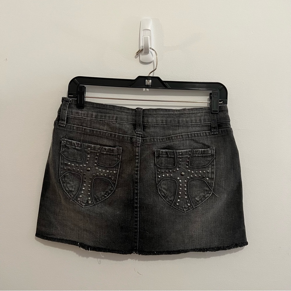 Y2K Low Rise Denim Mini Skirt